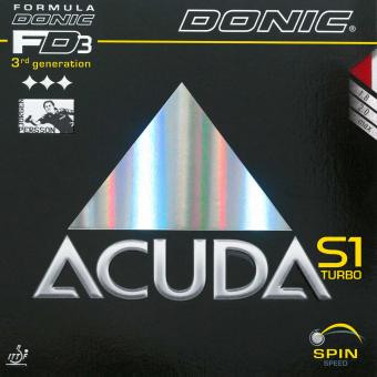 Donic Acuda S1 Turbo schwarz | 1,8 mm