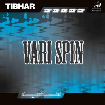 Tibhar Vari Spin Tischtennisbelag schwarz | 2,0 mm