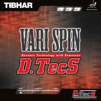 Tibhar Vari Spin D.Tecs schwarz | 1,5 mm