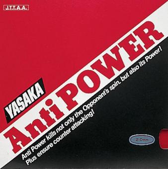 Yasaka Anti Power 2,0mm | schwarz